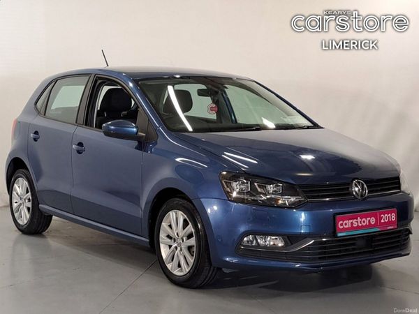Volkswagen Polo Hatchback, Petrol, 2018, Blue