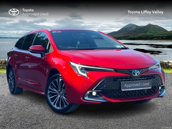 Toyota Corolla Estate, Petrol Hybrid, 2023, Red