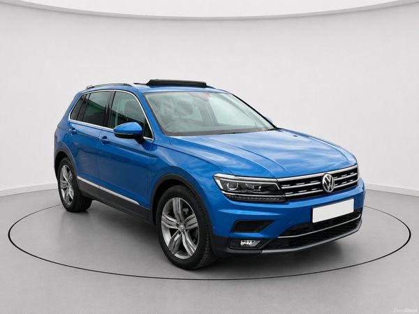 Volkswagen Tiguan SUV, Diesel, 2018, Blue