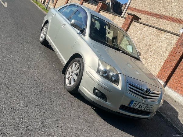 Toyota Avensis Saloon, Petrol, 2007, Silver