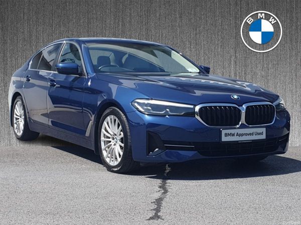 BMW 5-Series Saloon, Diesel, 2021, Blue