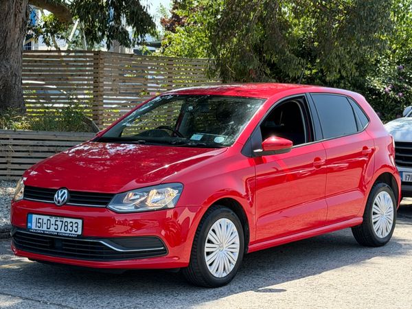 Volkswagen Polo Hatchback, Petrol, 2015, Red