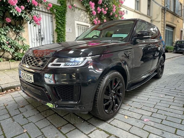 Land Rover Range Rover Sport SUV, Petrol Hybrid, 2018, Black