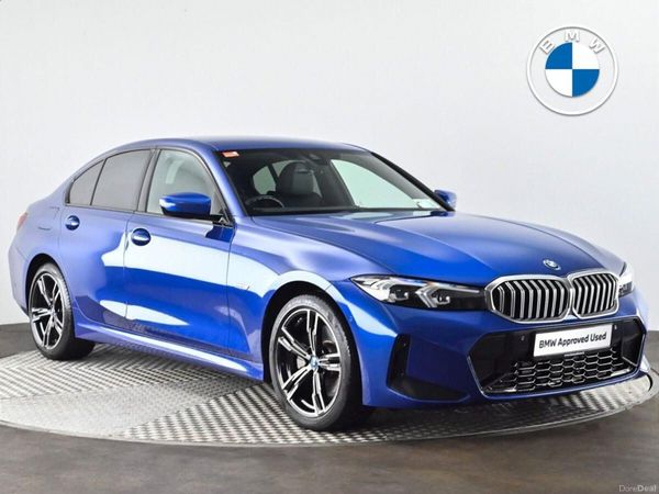 BMW 3-Series Saloon, Petrol Plug-in Hybrid, 2023, Blue