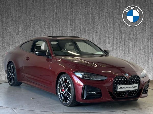 BMW 4-Series Coupe, Diesel, 2022, Red