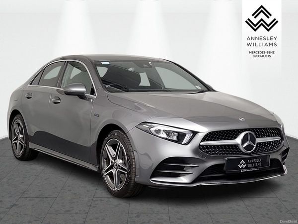 Mercedes-Benz A-Class Saloon, Petrol Plug-in Hybrid, 2020, Grey