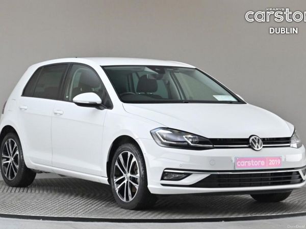 Volkswagen Golf Hatchback, Petrol, 2019, White
