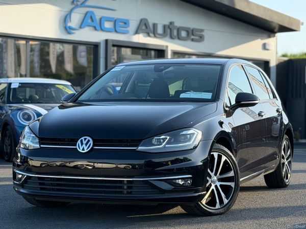 Volkswagen Golf Hatchback, Diesel, 2019, Black