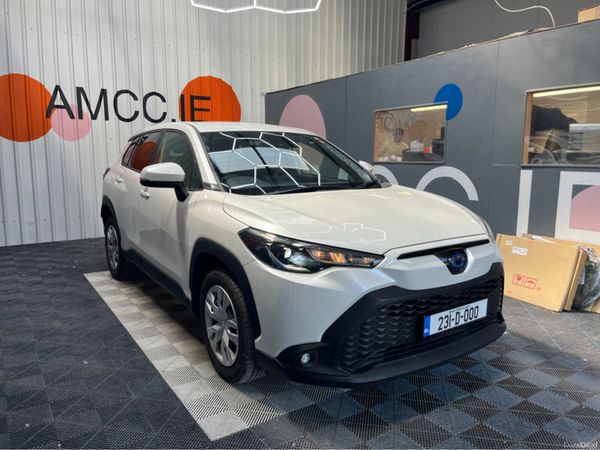 Toyota Corolla Cross SUV, Petrol Hybrid, 2023, White