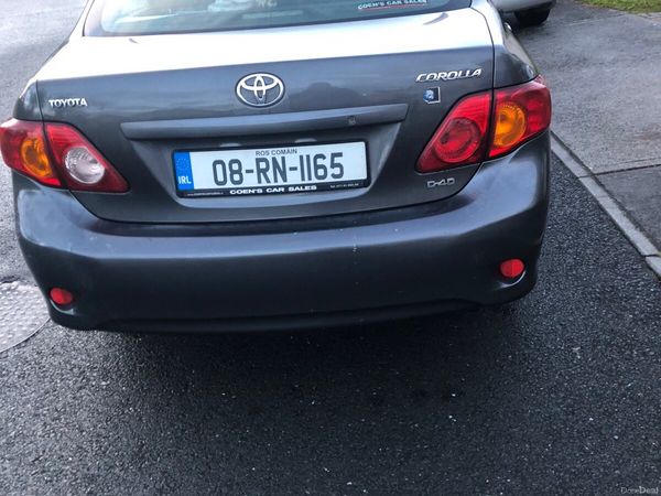 Toyota Corolla Saloon, Diesel, 2008, Grey