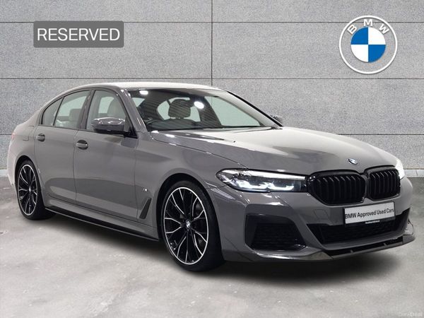BMW 5-Series Saloon, Diesel Hybrid, 2022, Grey