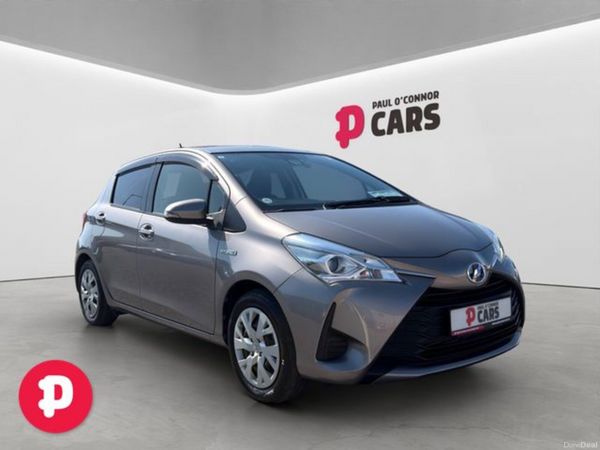 Toyota Vitz Hatchback, Petrol Hybrid, 2017, Brown