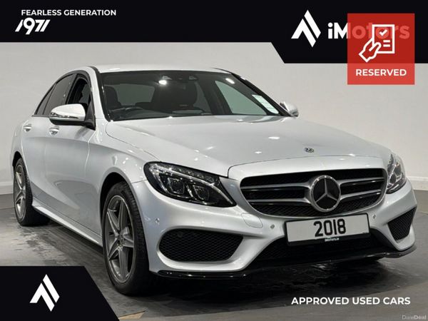 Mercedes-Benz C-Class Saloon, Diesel, 2018, Silver