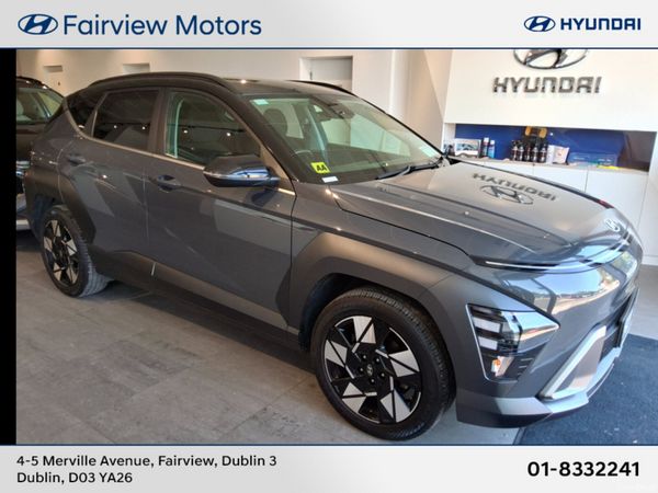 Hyundai KONA SUV, Petrol Hybrid, 2024, Grey