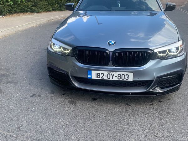 BMW 5-Series Saloon, Diesel, 2018, Blue