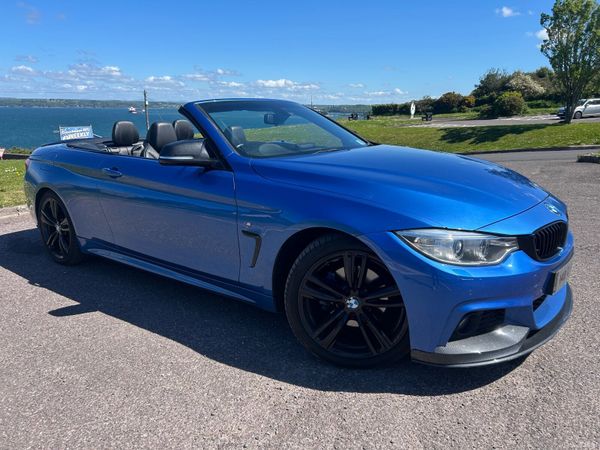 BMW 4-Series Convertible, Diesel, 2014, Blue