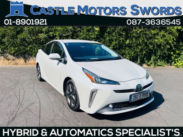 Toyota Prius Saloon, Petrol Hybrid, 2020, White
