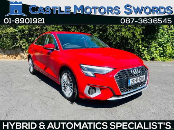 Audi A3 Saloon, Petrol, 2022, Red