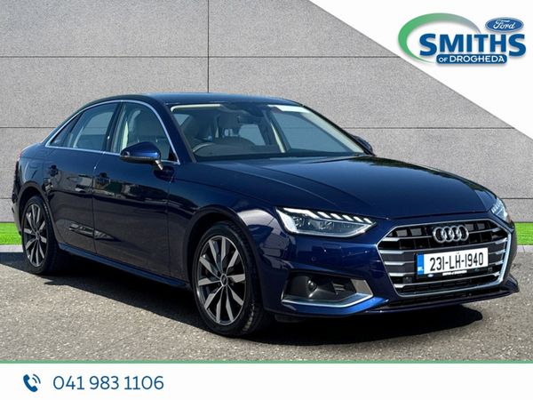 Audi A4 Saloon, Petrol, 2023, Blue