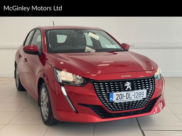 Peugeot 208 Hatchback, Petrol, 2020, Red
