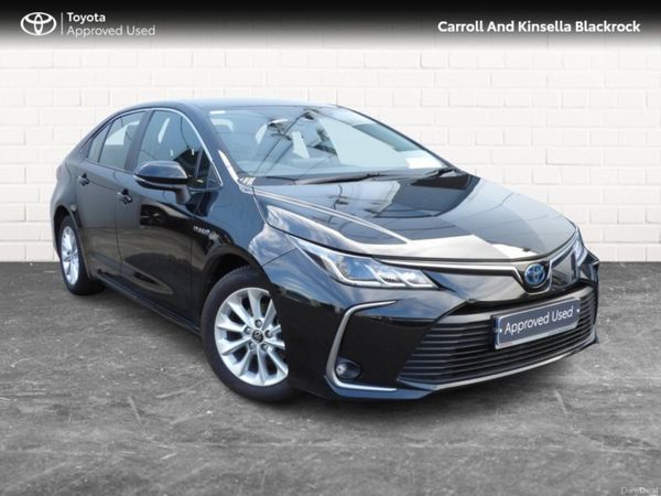 Toyota Corolla Saloon, Petrol Hybrid, 2023, Black