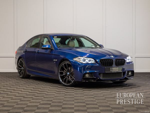 BMW 5-Series Saloon, Diesel, 2016, Blue