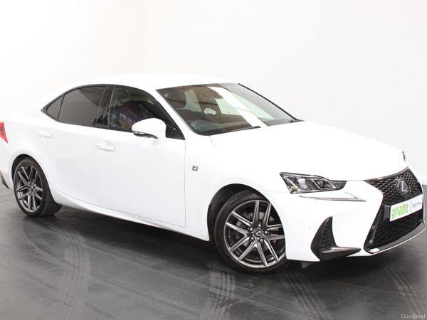 Lexus IS Saloon, Petrol Hybrid, 2017, White