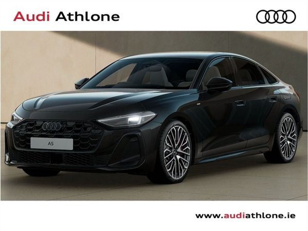 Audi A5 Saloon, Petrol Plug-in Hybrid, 2026, Black