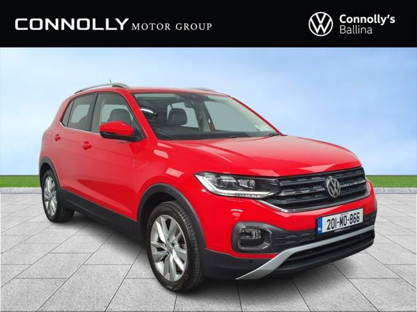 Volkswagen T-Cross SUV, Petrol, 2020, Red