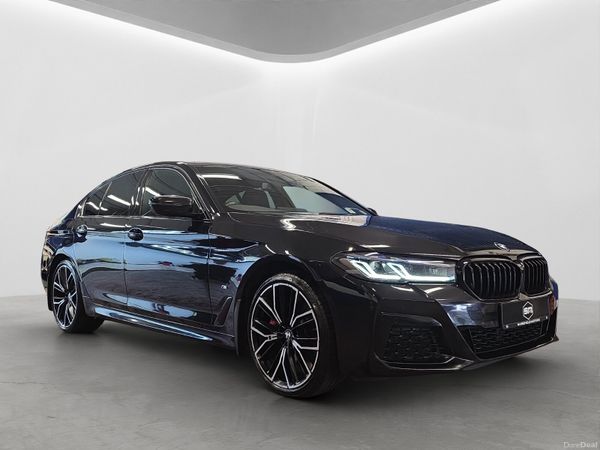 BMW 5-Series Saloon, Petrol Plug-in Hybrid, 2021, Black