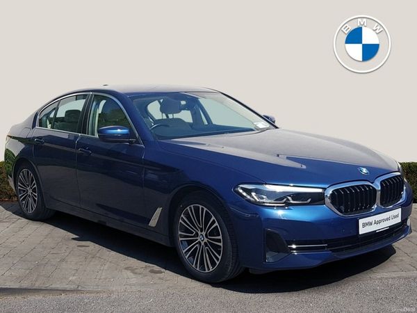 BMW 5-Series Saloon, Diesel, 2023, Blue