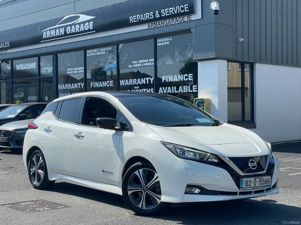 Nissan Leaf Hatchback, Electric, 2018, White