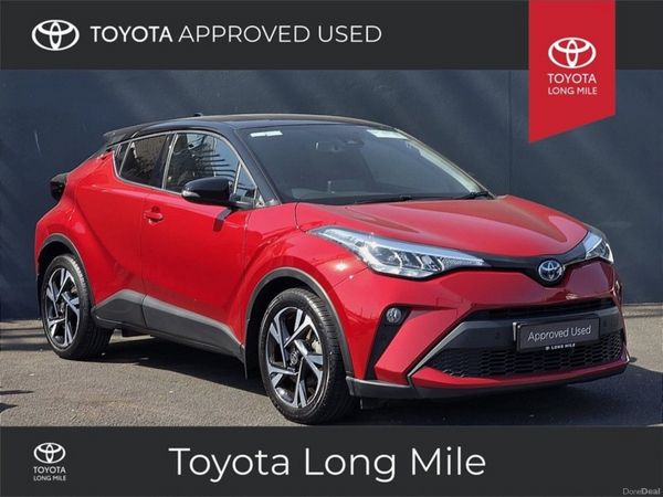 Toyota C-HR SUV, Petrol Hybrid, 2023, Red