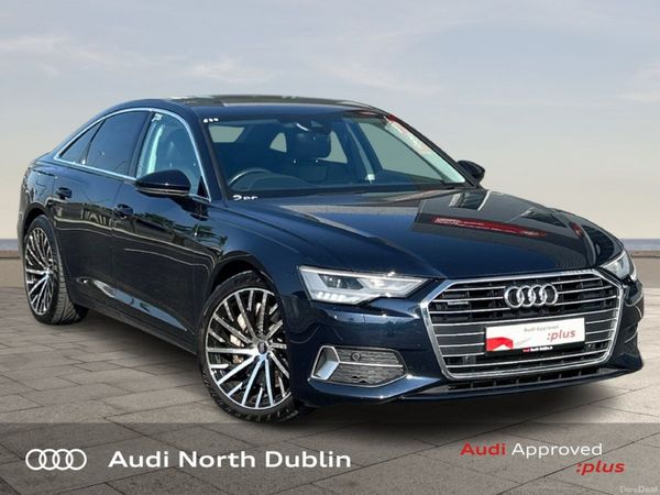 Audi A6 Saloon, Petrol Plug-in Hybrid, 2022, Blue
