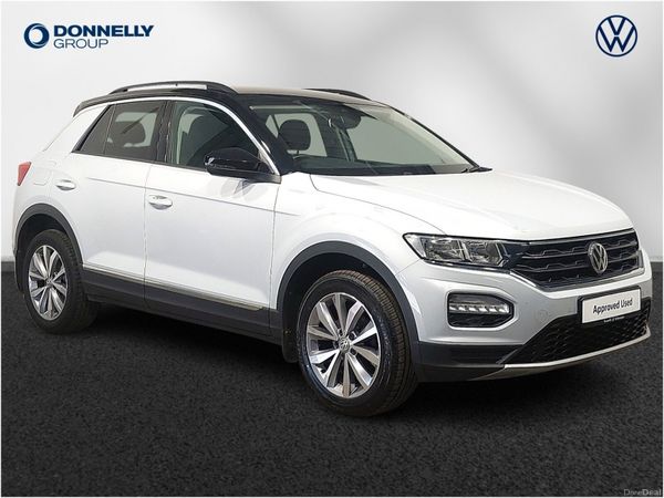 Volkswagen T-Roc Hatchback, Petrol, 2019, Silver