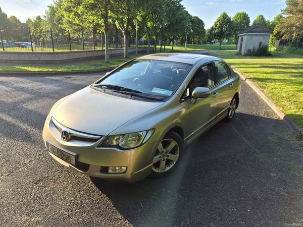 Honda Civic Saloon, Petrol, 2007, Beige