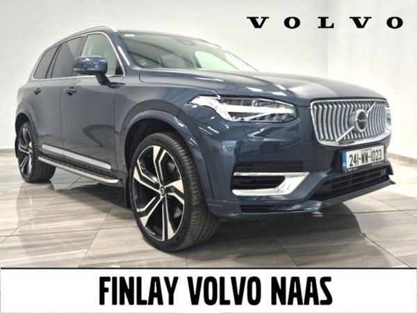 Volvo XC90 SUV, Petrol Plug-in Hybrid, 2024, Blue