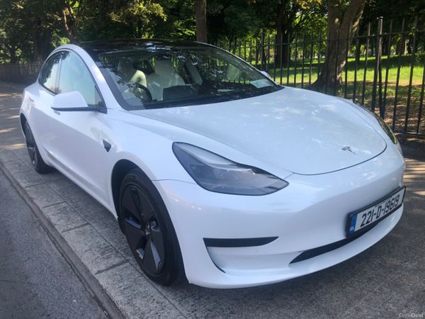 Tesla Model 3 Saloon, Electric, 2022, White