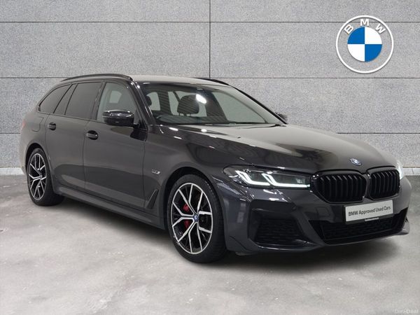 BMW 5-Series Estate, Petrol Plug-in Hybrid, 2022, Grey
