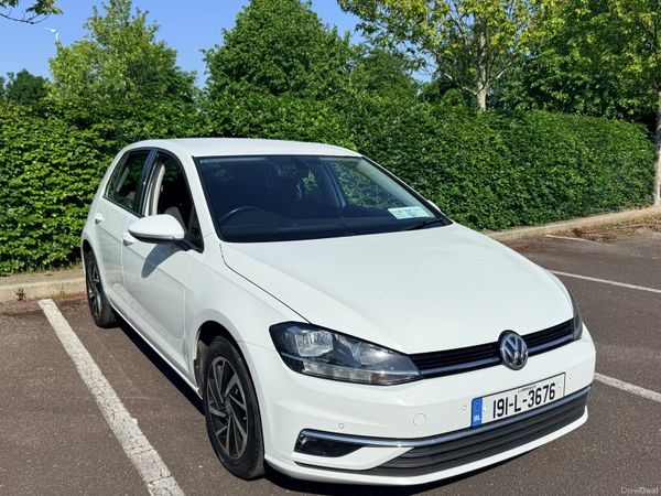 Volkswagen Golf Hatchback, Diesel, 2019, White