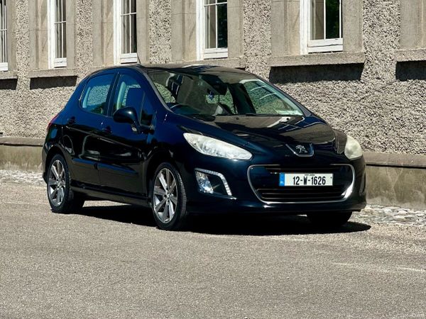 Peugeot 308 Hatchback, Petrol, 2012, Black
