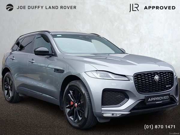 Jaguar F-Pace SUV, Petrol Plug-in Hybrid, 2022, Grey