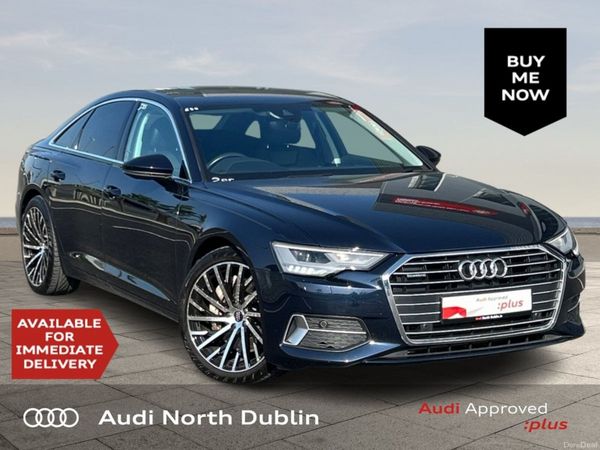 Audi A6 Saloon, Petrol Plug-in Hybrid, 2022, Blue