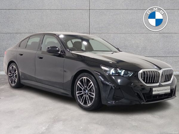 BMW 5-Series Saloon, Petrol Plug-in Hybrid, 2026, Black