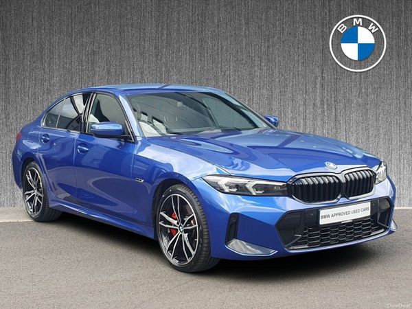BMW 3-Series Saloon, Petrol Plug-in Hybrid, 2024, Blue