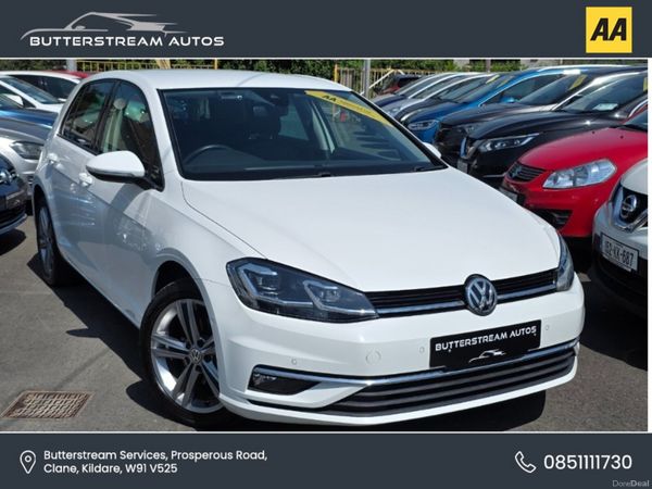 Volkswagen Golf Hatchback, Diesel, 2019, White
