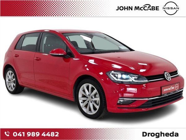 Volkswagen Golf Hatchback, Petrol, 2019, Red