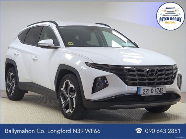 Hyundai Tucson SUV, Petrol Hybrid, 2021, White