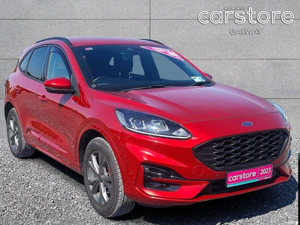 Ford Kuga SUV, Petrol Plug-in Hybrid, 2023, Red