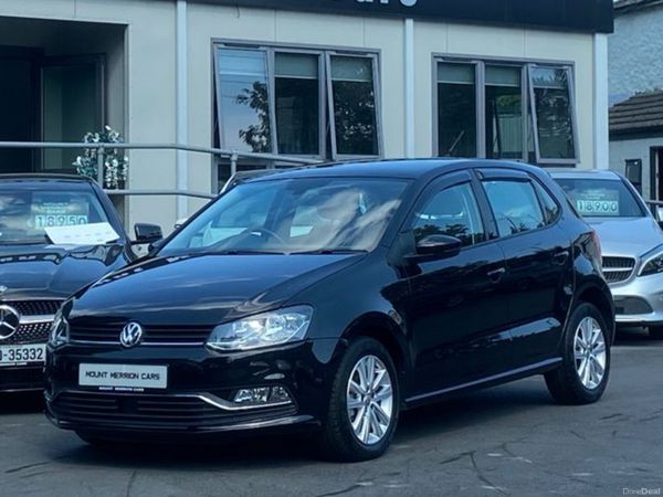 Volkswagen Polo Hatchback, Petrol, 2016, Black